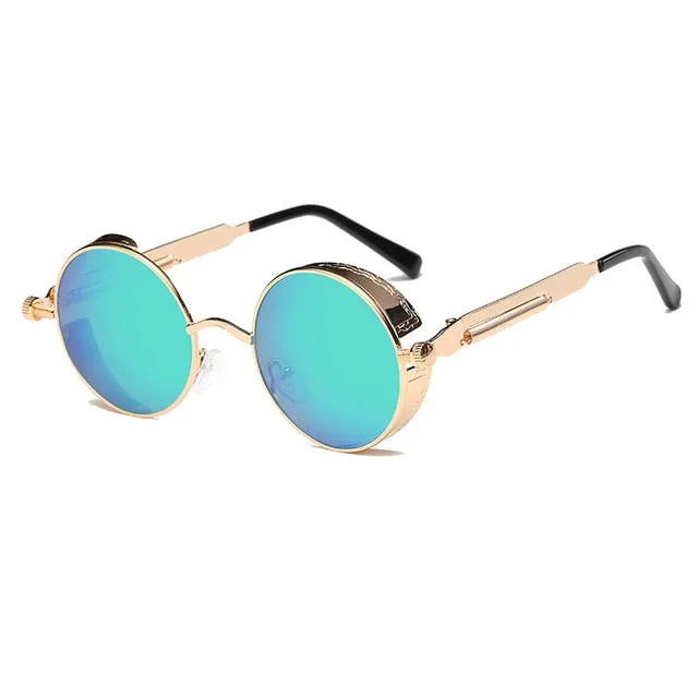 Metal Round Sunglasses Men Women Fashion
