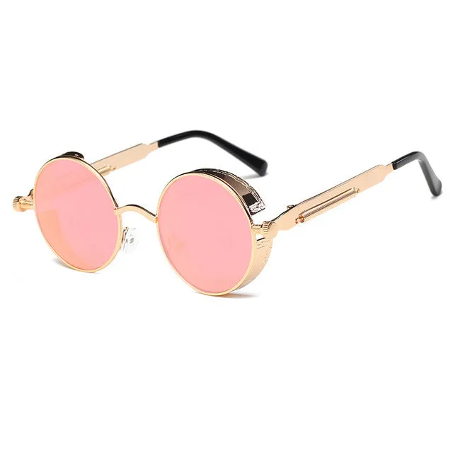 Metal Round Sunglasses Men Women Fashion