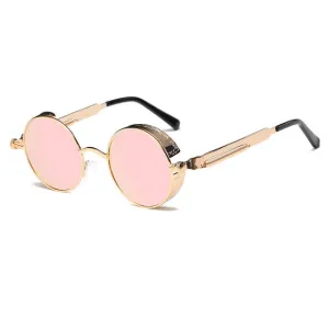 Metal Round Sunglasses Men Women Fashion