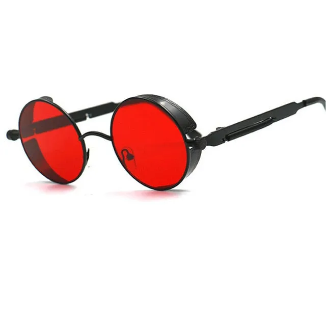 Metal Round Sunglasses Men Women Fashion