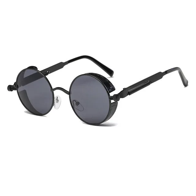Metal Round Sunglasses Men Women Fashion