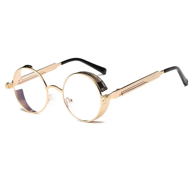 Metal Round Sunglasses Men Women Fashion