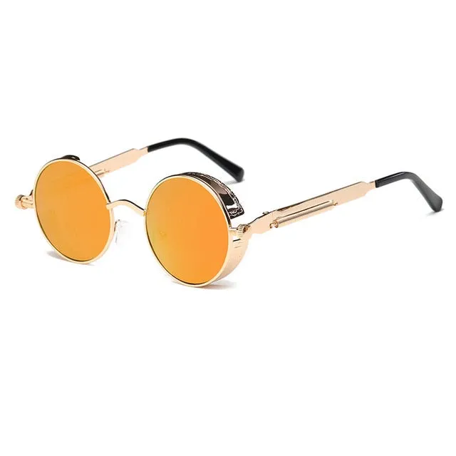 Metal Round Sunglasses Men Women Fashion
