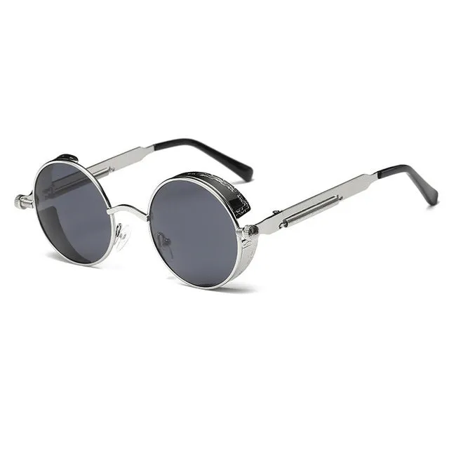 Metal Round Sunglasses Men Women Fashion