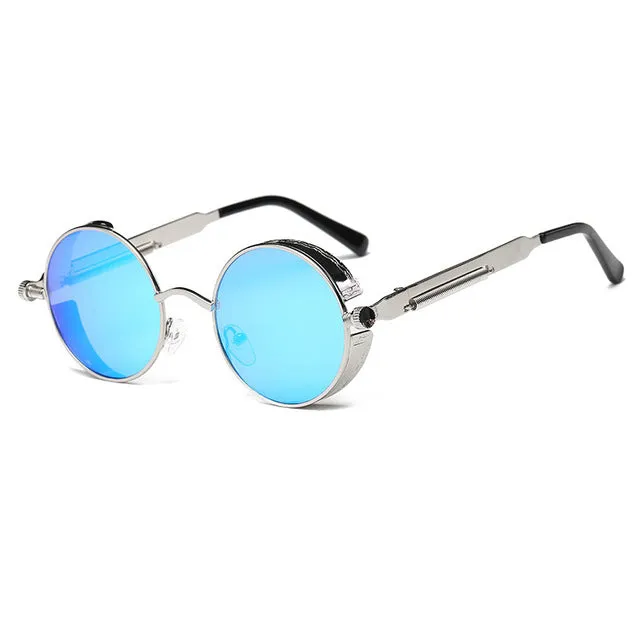 Metal Round Sunglasses Men Women Fashion