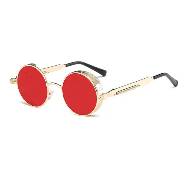 Metal Round Sunglasses Men Women Fashion