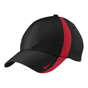 Nike Black/Gym Red Sphere Dry Cap