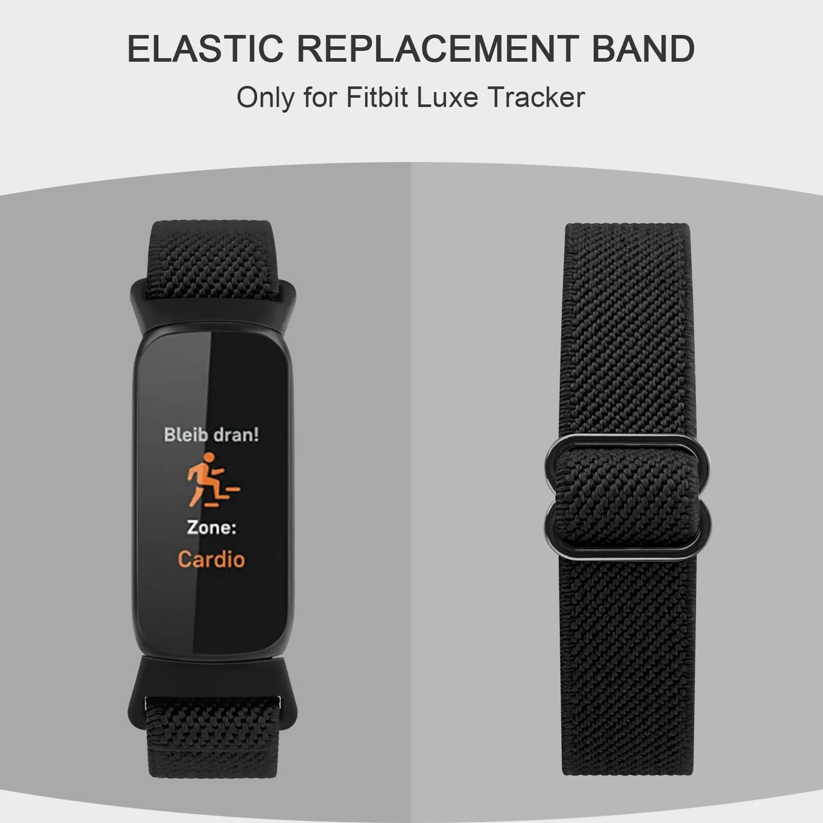 Nylon Band For Fitbit Luxe Bands for Women Men - White/Multi/Pink