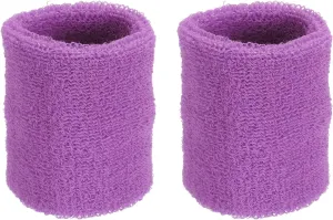 PATIKIL Sports Wristband Athletic Terry Cloth Absorbent Wrist Sweatband for Tennis Basketball Working Out Running