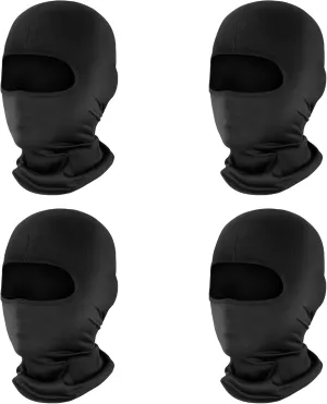 Pukavt 1-4 Pack Balaclava Face Mask, Ski Mask for Men Women, UV Protection Windproof Scarf for Motorcycle Snowboard Cycling