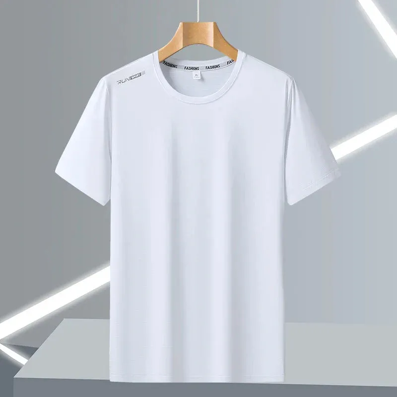 Quick-Dry Gym Sports T-Shirt - Summer Streetwear Top