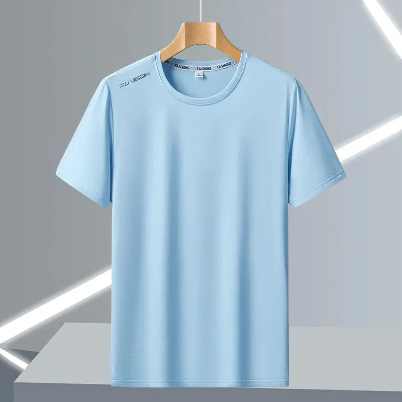 Quick-Dry Gym Sports T-Shirt - Summer Streetwear Top