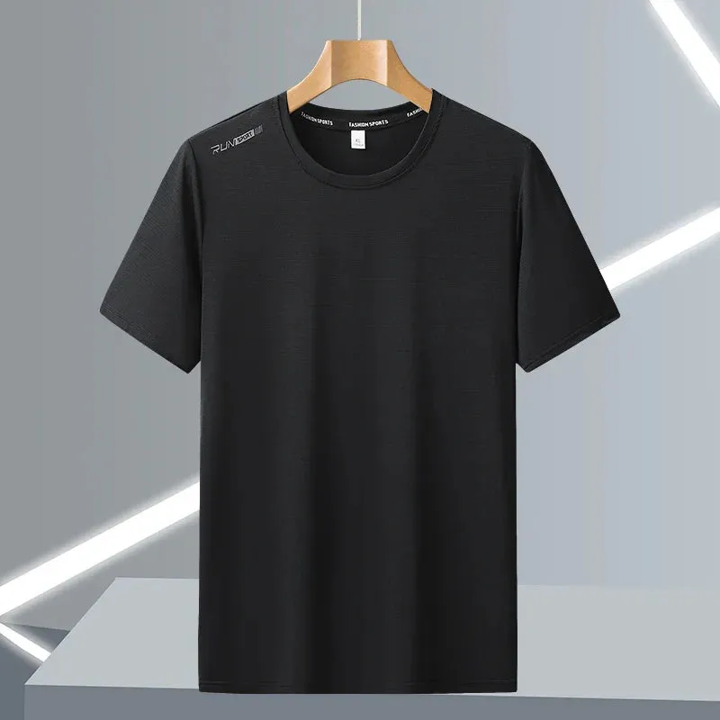 Quick-Dry Gym Sports T-Shirt - Summer Streetwear Top
