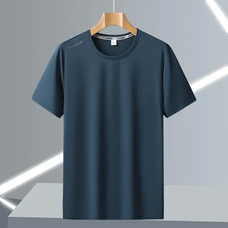 Quick-Dry Gym Sports T-Shirt - Summer Streetwear Top