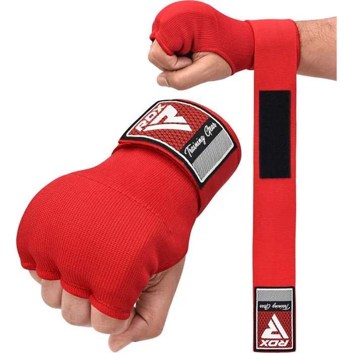 RDX IS Gel Padded Inner Gloves Hook & Loop Wrist Strip For Knuckle Protection