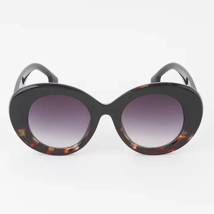Retro Bulky Round Sunglasses