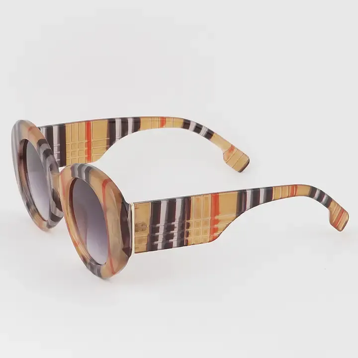 Retro Bulky Round Sunglasses