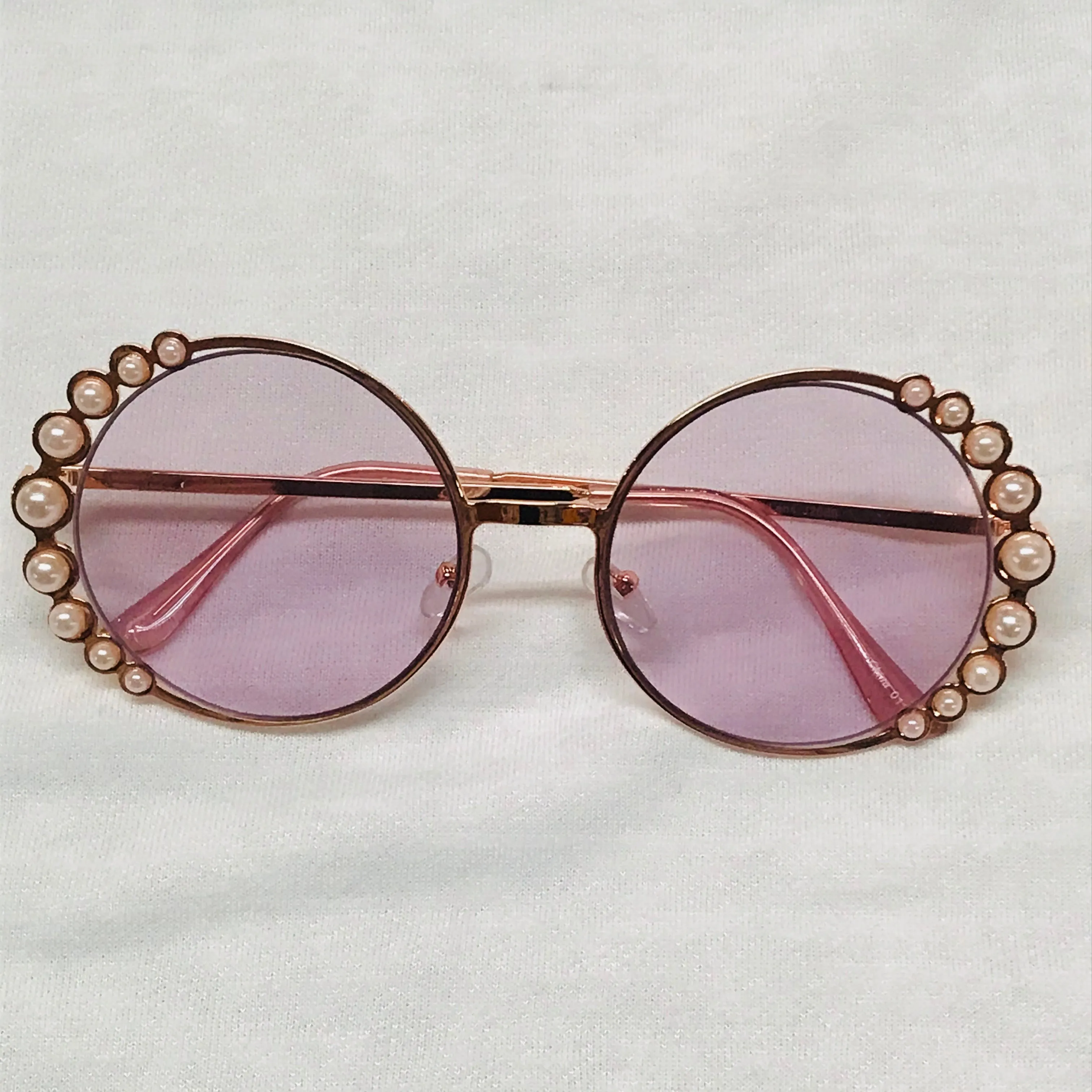 Round Pearl Sunglasses