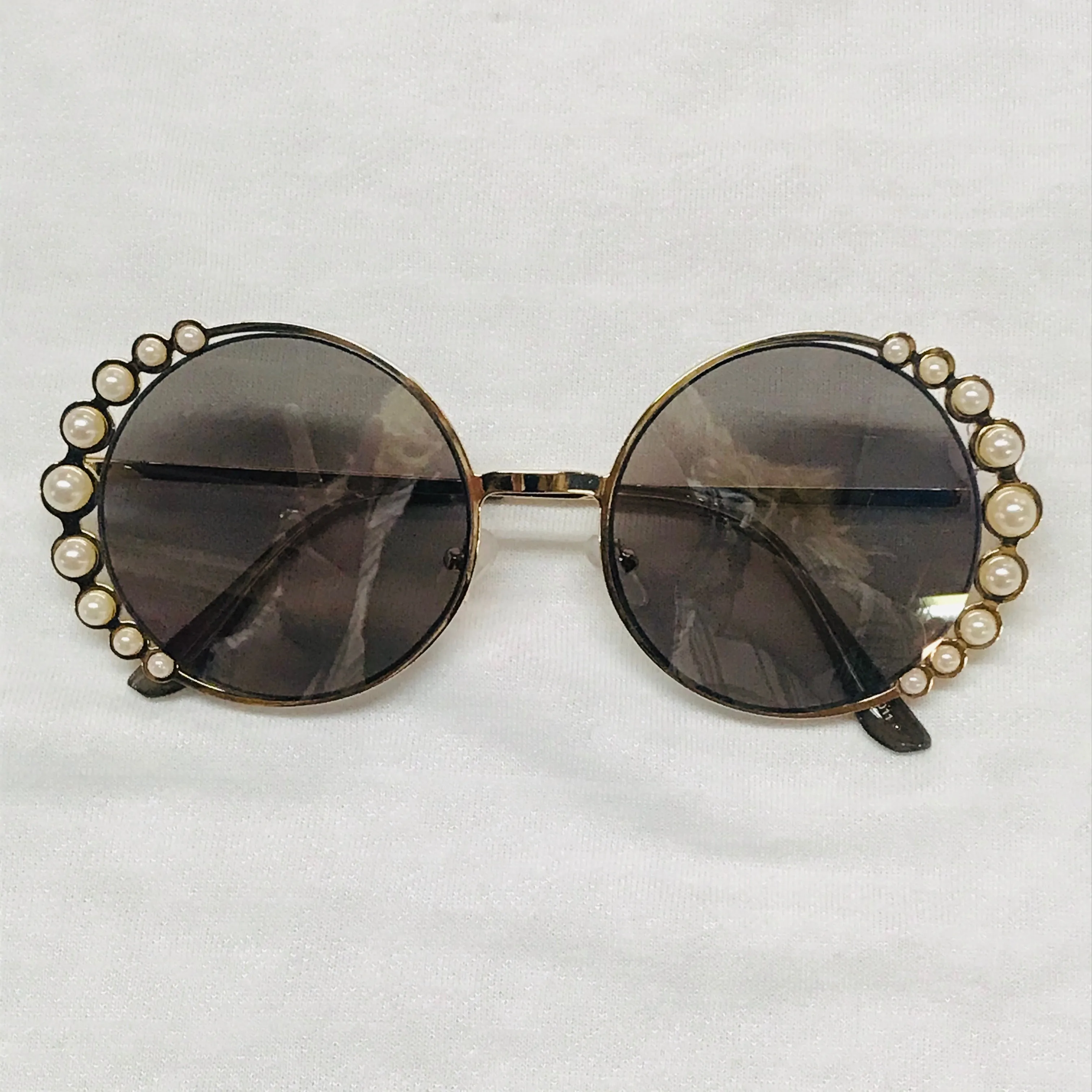 Round Pearl Sunglasses