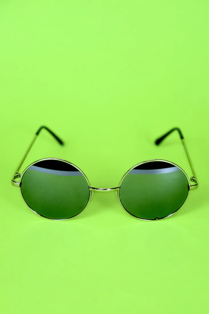 Round Retro Sunglasses