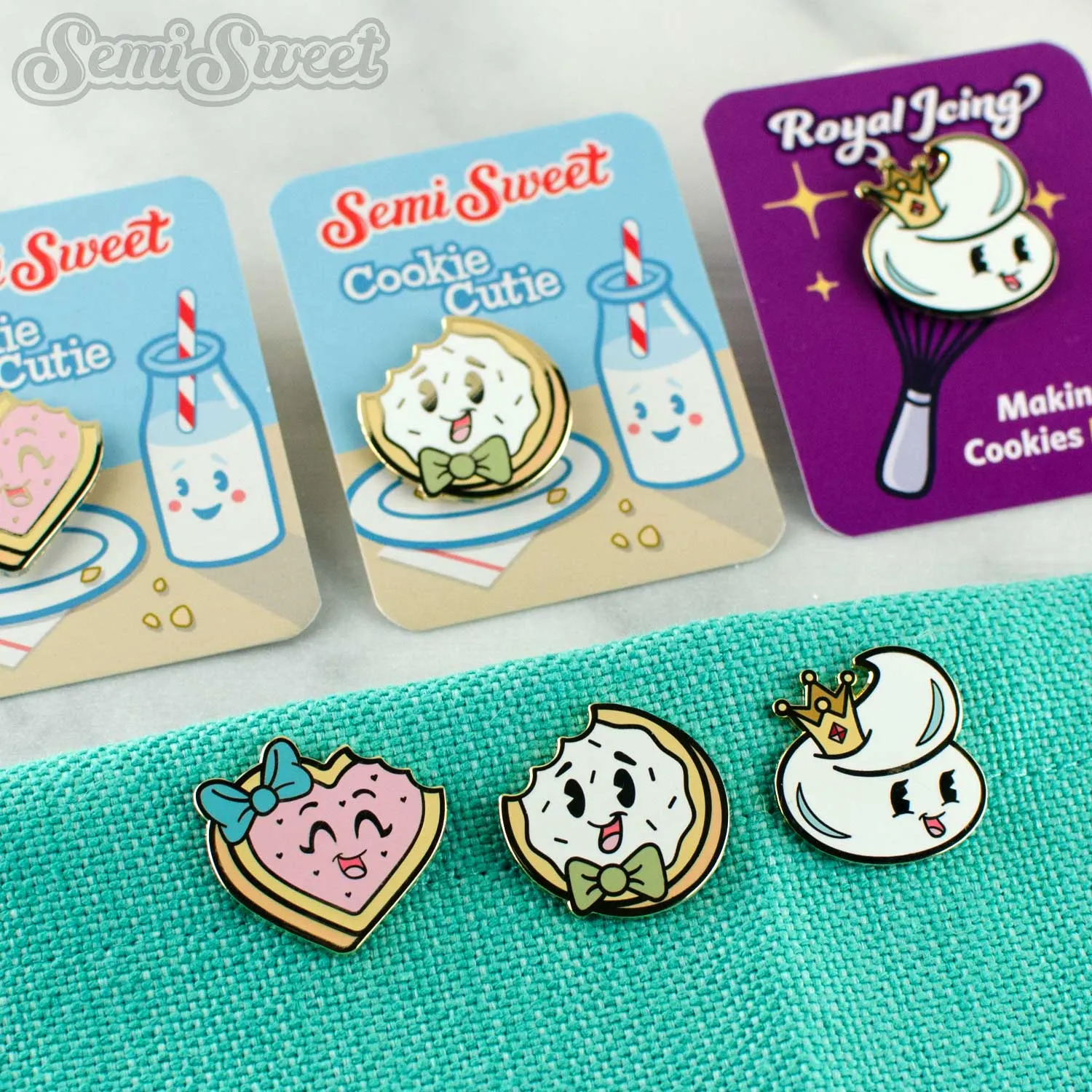 Royal Icing Enamel Pin