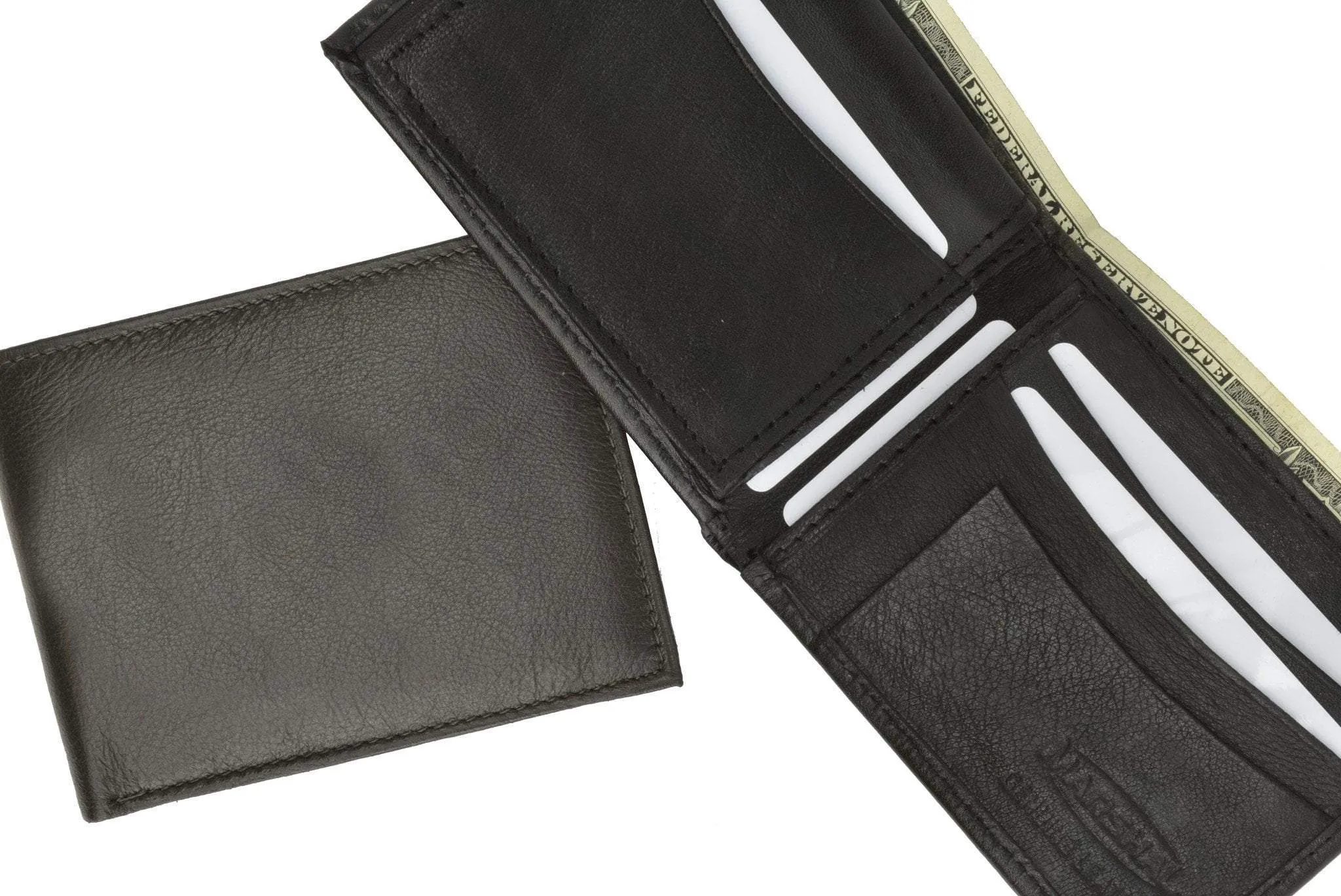 Soft Leather Bifold Mens Wallet W/Removable ID 1633