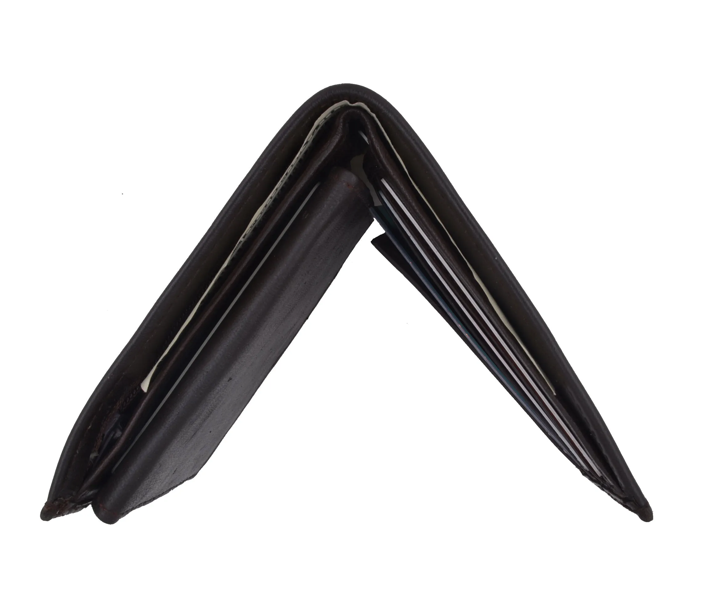 Soft Leather Bifold Mens Wallet W/Removable ID 1633