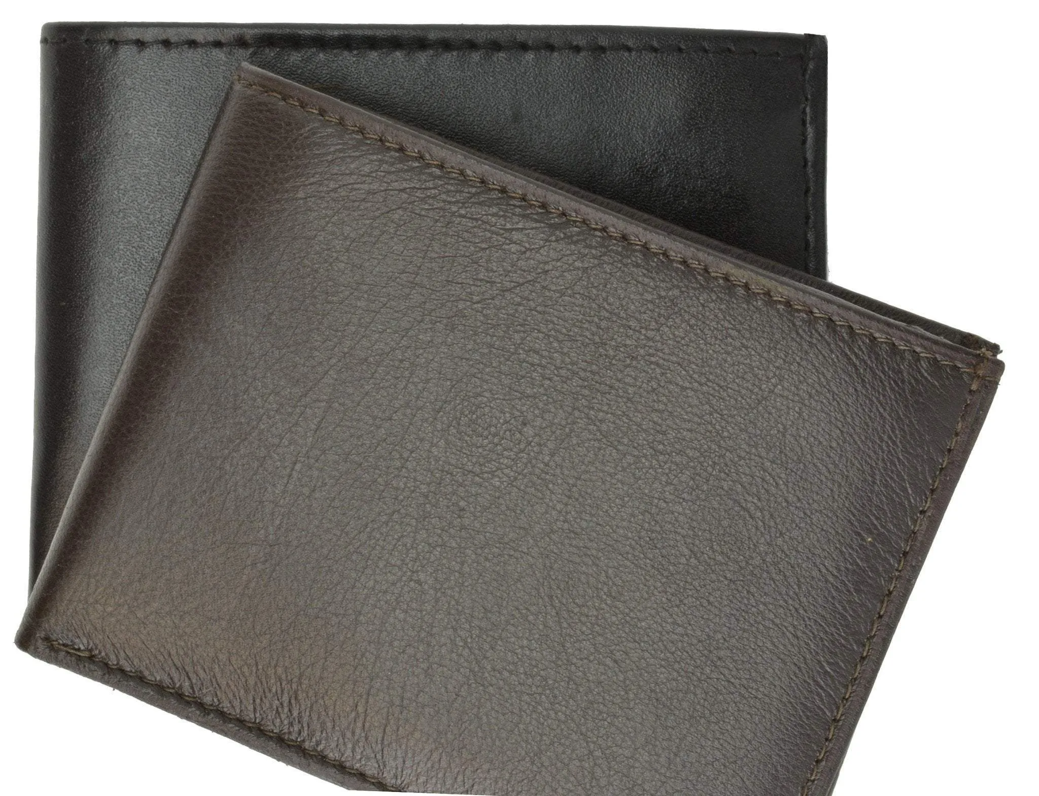 Soft Leather Bifold Mens Wallet W/Removable ID 1633