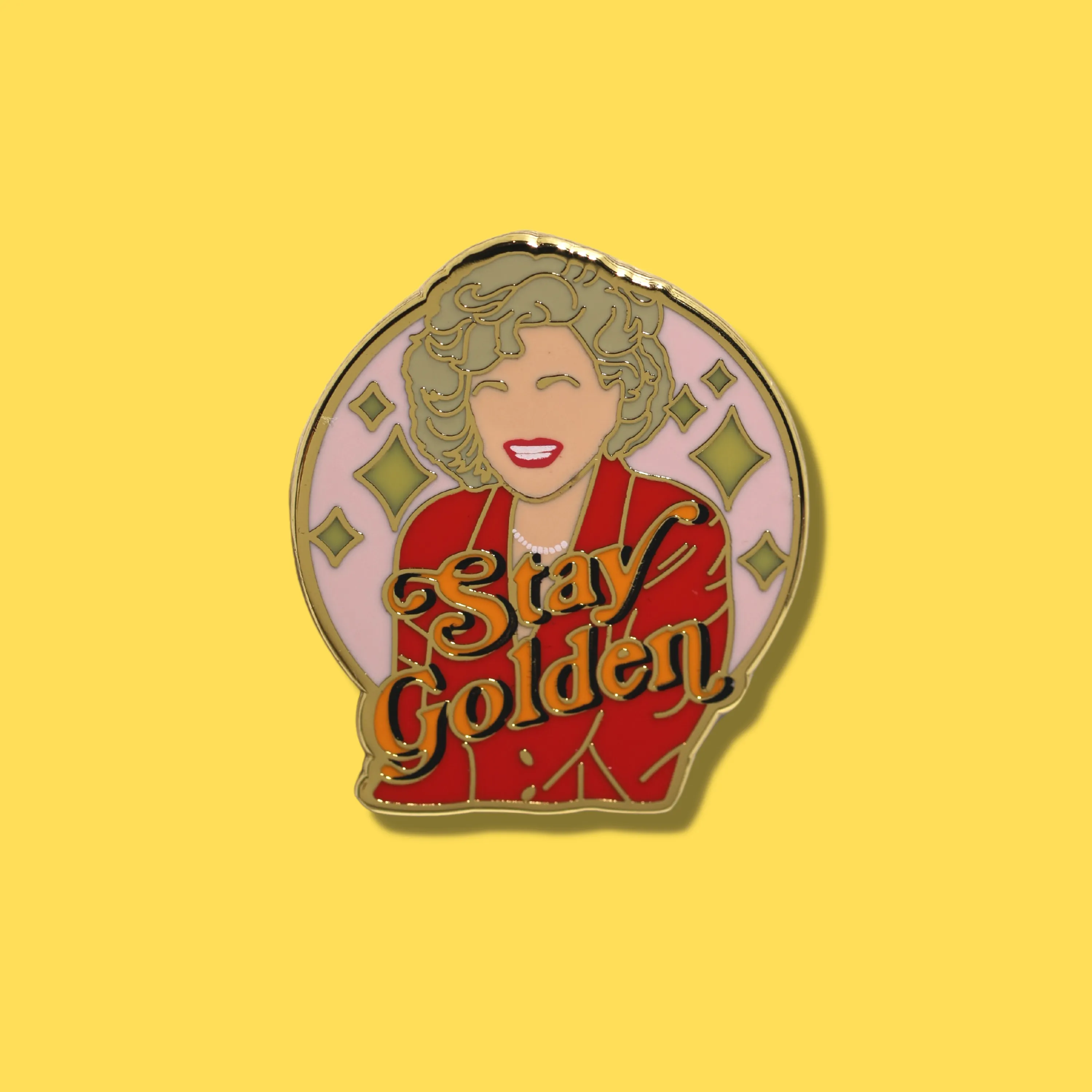Stay Golden Enamel Pin