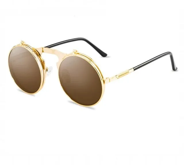 Steampunk Flip Sunglasses