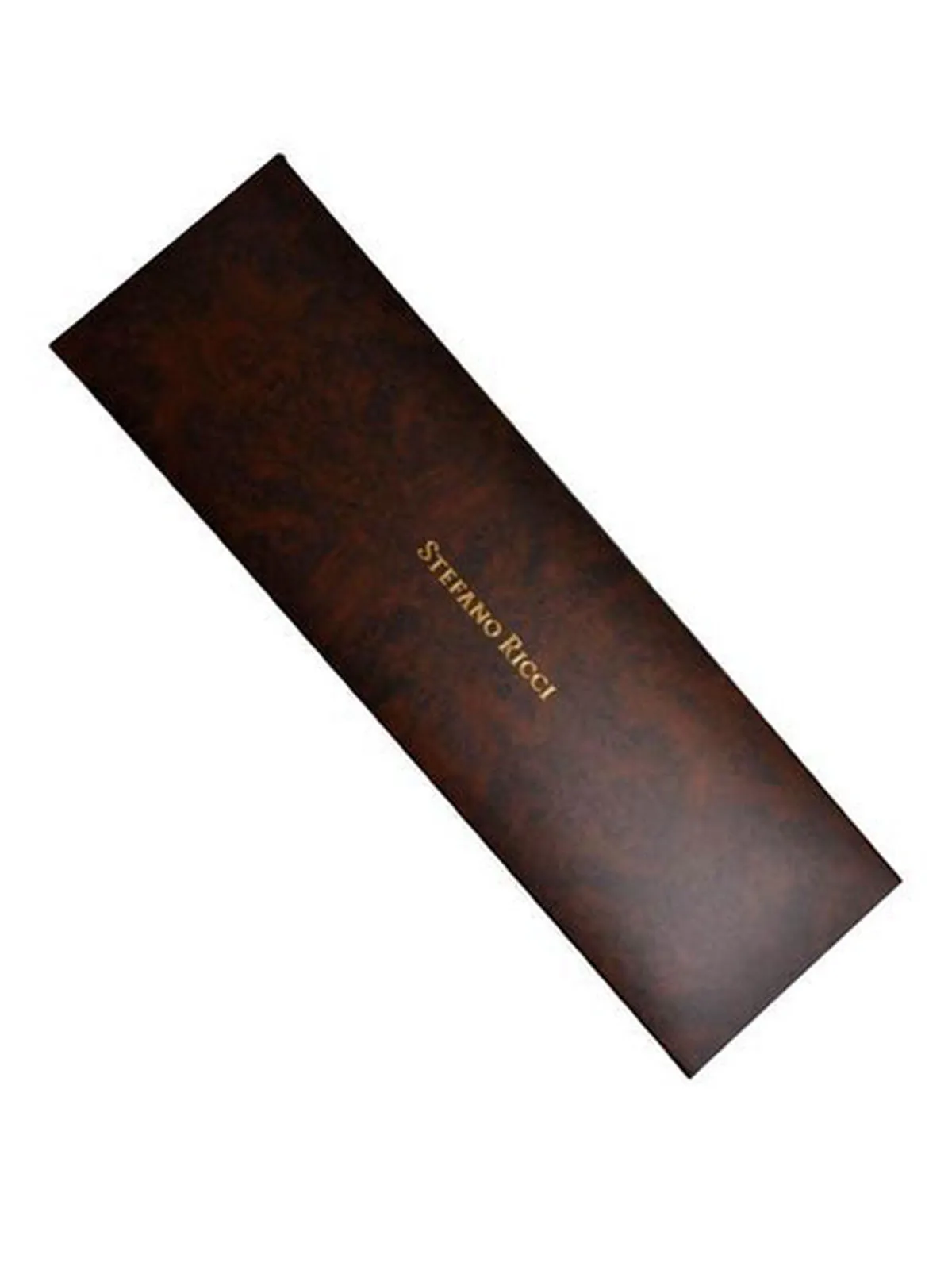 Stefano Ricci Silk Tie Midnight Blue Orange Gold Geometric