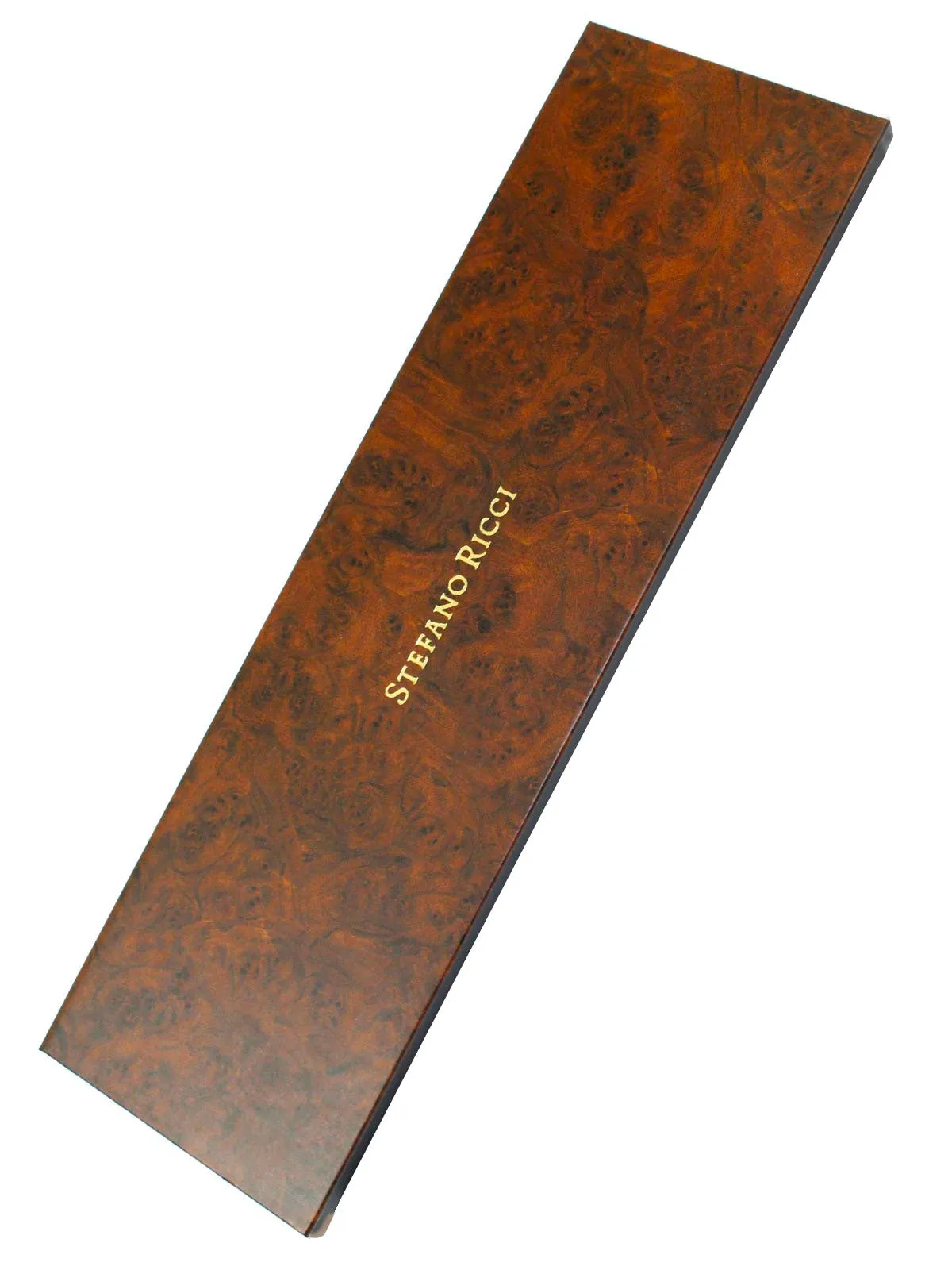 Stefano Ricci Tie Black Silver Geometric - Pleated Silk