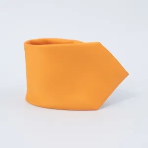 TANGERINE ORANGE WOVEN TIE