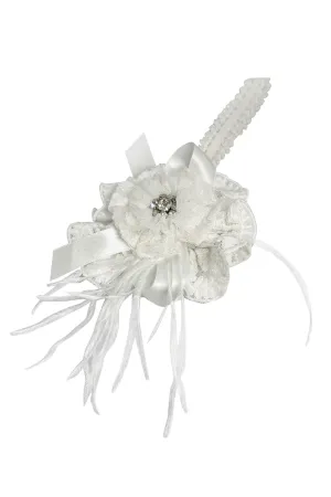 The Stretchy White Royalty Hairband