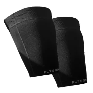 Thigh Compression Sleeve  Hamstring, Quadriceps, Groin Pull and Strains  Running, Basketball, Tennis, Soccer, Sports  Athletic Thigh Support (Single) (2 Sleeves - Midnight Black, M)