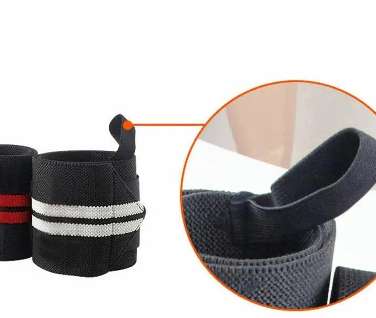 Weightlifting Wristbands, Supportive, Comfortable, Anti-Slip, Adjustable, Durable, Ideal for Strength Training and Workouts