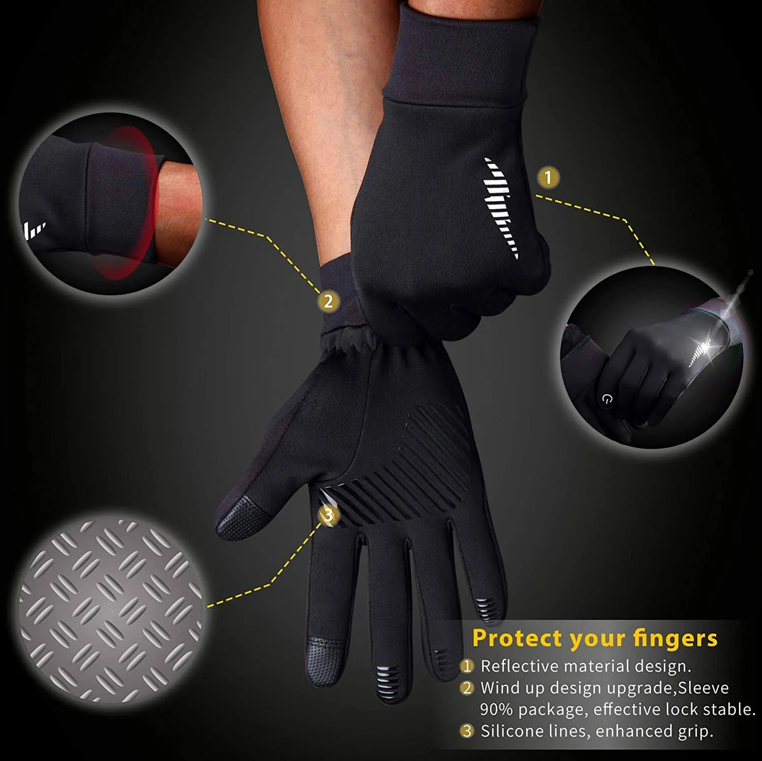 Winter Men's and Women's Touch Screen Gloves