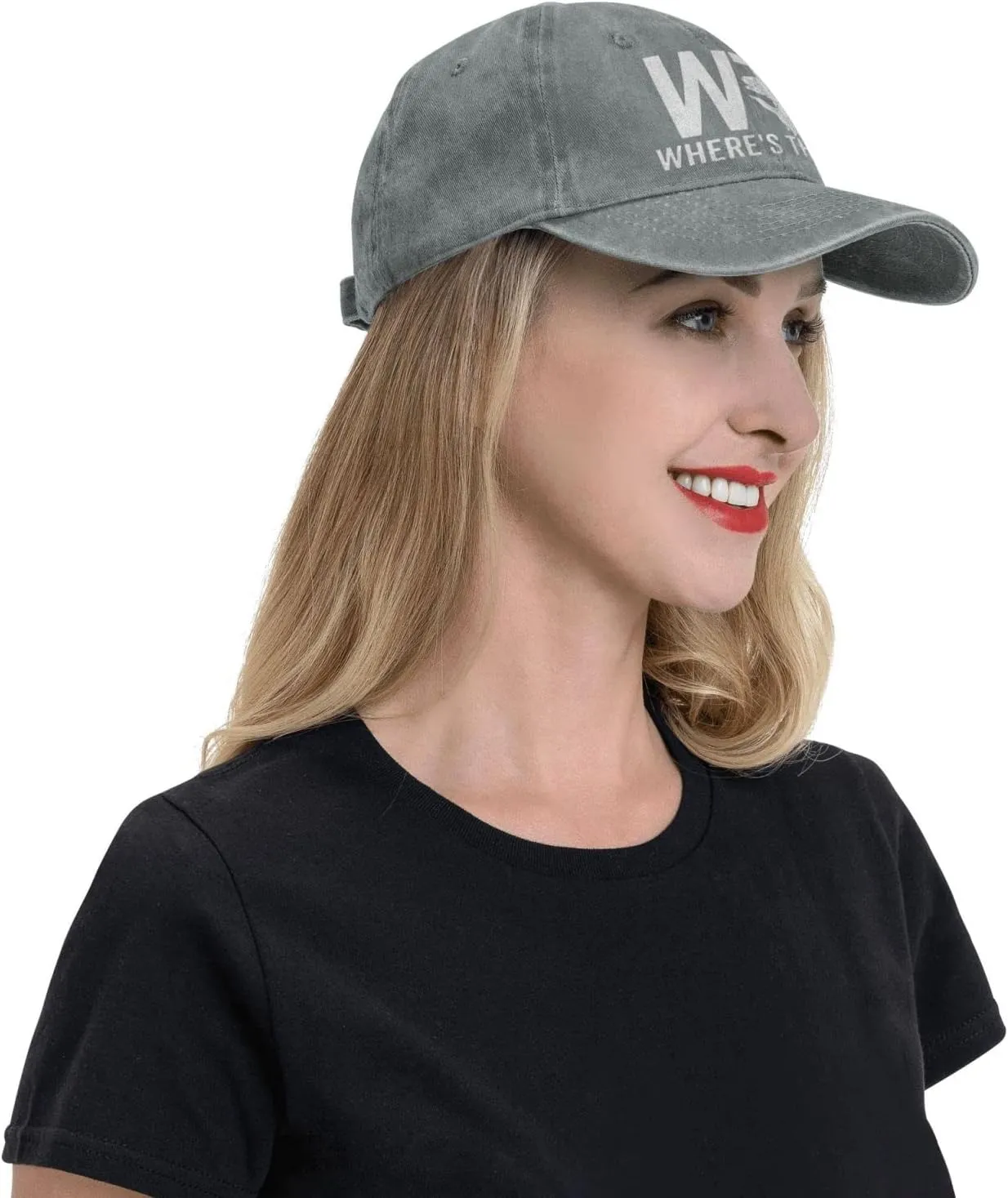 WTF Where's The Fish Hat for Women Dad Hats with Design Caps