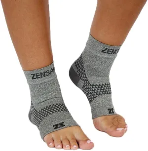 Zensah Plantar Fasciitis Sleeve - Relieve Heel Pain, Arch Support, Reduce Swelling - Compression Foot Sleeve, PF Sock