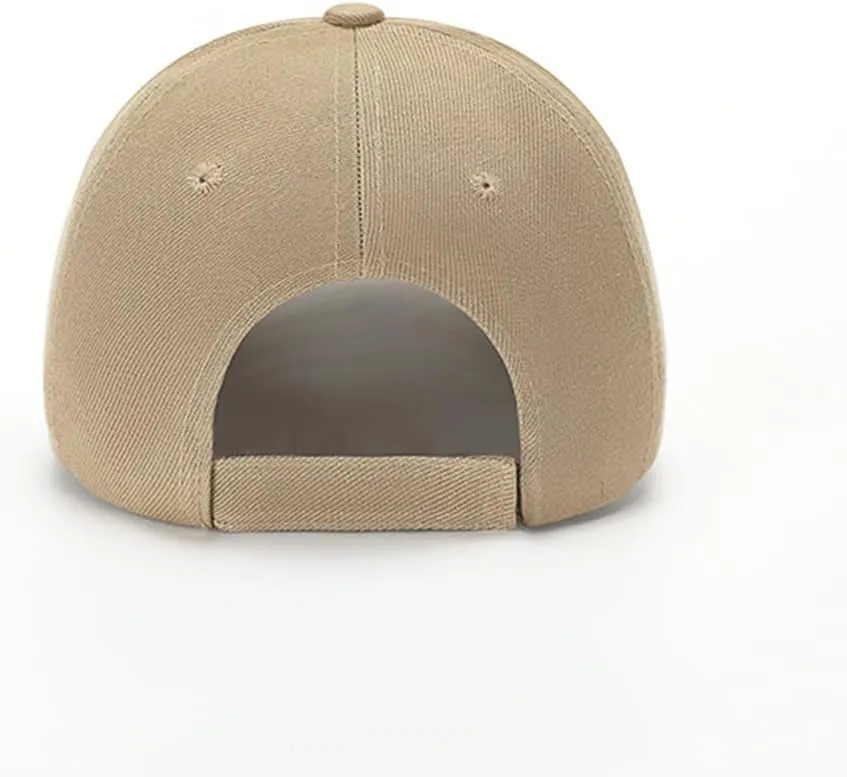 ZH Plain Adjustable Baseball Cap - Lot of 12 Unisex Blank Design Caps
